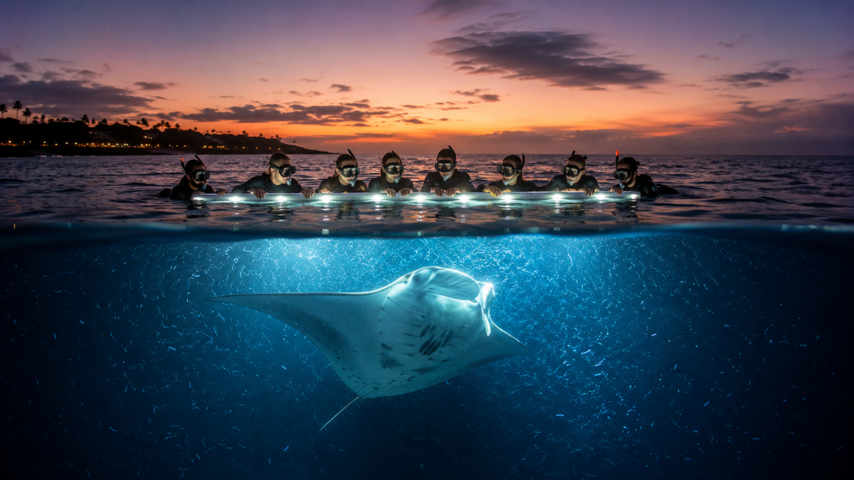 July Kona Manta Ray Tours
